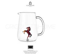 Ichendorf Milano Brocca Carafe Cavallo Animal Farm, Multicolore