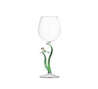 Ichendorf Milano Calice Oiseau, Collection Animal Farm, 35 cl, verre borosilicate, fait à la main