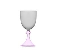 Ichendorf Milano Calice Smoke e Rose, Collection Tamise, 30 cl, verre borosilicaté, fait à la main