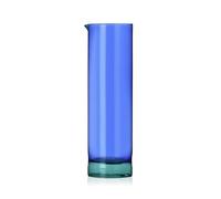 Ichendorf Milano Cruche - Collection Bamboo Groove, 120 cl, vert d'eau - bleu clair, verre borosilicate, fait à la main