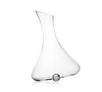 Ichendorf Milano Decanter Flottant, Point Transparent, Collection Lune, 200 cl, Verre borosilicate, fait à la main