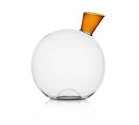 Ichendorf Milano Decanter Transparent et Ambre | Collection Travasi | 190 cl | Verre borosilicate | Fait à la main