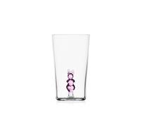 Ichendorf Milano Longdrink Rose Lapin Collection Animal Farm 45 cl Verre borosilicate Fait main