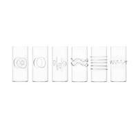 Ichendorf Milano Lot de 6 Long Drink, collection Decò, 40 cl, verre borosilicate, fait à la main