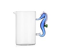 Ichendorf Milano Pichet Hippocamccio Bleu Collection Marine Garden, 150 cl, verre borosilicate, fait à la main