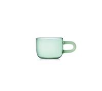 Ichendorf Milano Tasse à café, collection botanique, vert, 15 cl, verre borosilicate, fait à la main