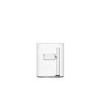 Ichendorf Milano Tealight 1 Bougie, Transparent, Collection Iris, H12 cm, Verre Borosilicate, Fait Main