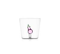 Ichendorf Milano Tumbler Aubergine - Collection Vegetables, 35 cl, verre borosilicate, fait à la main