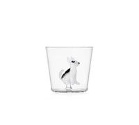 Ichendorf Milano Tumbler Bull Terrier, Collection Dogs, 30 cl, verre borosilicate, fait à la main