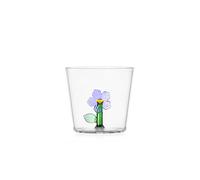 Ichendorf Milano Tumbler Fleur Lilas, Collection Botanique, 30 cl, Verre borosilicate, fait à la main