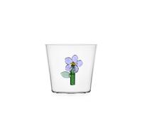 Ichendorf Milano Tumbler, Fleur Lilas, Collection Botanique, 35 cl, Verre borosilicate, Fait à la main