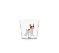 Ichendorf Milano Tumbler French Bulldog, Collection Dogs, 30 cl, verre borosilicate, fait à la main