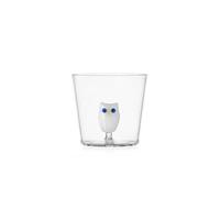 Ichendorf Milano Tumbler Hibou Collection Animal Farm 30 cl Verre borosilicate, fait main