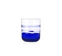 Ichendorf Milano Tumbler, lilas et bleu, collection Gesti, 35 cl, verre soufflé à la bouche, fini à la main