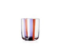 Ichendorf Milano Tumbler, Lilas et Orange U, Collection Gesti, 35 cl, Verre soufflé à la bouche, fini à la main
