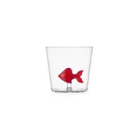 Ichendorf Milano Tumbler Poisson Rouge, Collection Animal Farm, 30 cl, Verre borosilicaté, fait à la main
