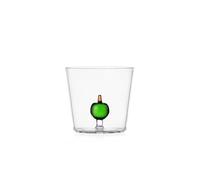 Ichendorf Milano Tumbler Pomme Verte, Collection Fruits & Flowers, 30 cl, Verre borosilicaté, fait à la main