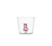 Ichendorf Milano Tumbler Porcelet, Collection Animal Farm, 30 cl, verre borosilicate, fait à la main