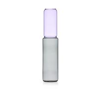 Ichendorf Milano Vase Violet/Smoke | Collection Revolve | D9 x H42 cm | Verre Borosilicate | Fait à la Main