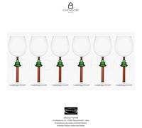Ichendorf Milano Woodland Tales Set 6 Verres À Vin Arbre 22 Cm