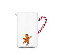 Ichendorf Sweet & Candy Carafe de Noël avec Mr Pan de gingembre et manche en verre borosilicate 18 cm