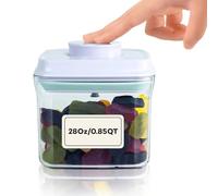 iChewie - BopTop (1 Pièce) Récipient hermétique pour le stockage des aliments - Boîte à joint mécanique en silicone - empilable sans BPA - 850ml