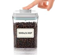 iChewie - BopTop (1 Pièce) Récipient hermétique pour le stockage des aliments - Boîte à joint mécanique en silicone - empilable sans BPA - 1500ml