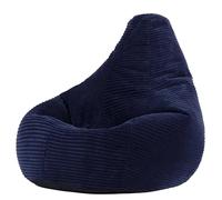 Icon Dalton Enfant Pouf Velours Côtelé avec Remplissage, Bleu | Fabriqué en Europe, Pouf Enfant, Pouf Poire, Tissu en Velours Côtelé Doux, Confortable Fauteuil Enfant pour Salon et Chambre