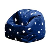 Icon Étoiles Pouf Enfant, pour Poire avec Remplissage, Chaise Enfant, Fauteuil Chambre, Meuble Chambre, Meuble Salon, Bleu