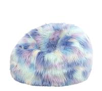 Icon Kingston Pouf Enfant, Fausse Fourrure, Pouf Poire avec Remplissage, Chaise Enfant, Fauteuil Chambre, Meuble Chambre, Meuble Salon, Licorne