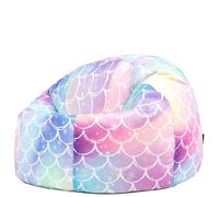 Icon Sirène Pouf Enfant, Pouf Poire Ado avec Remplissage | Fabriqué en Europe, Pouf Enfant, Pouf Exterieur, Tissu Tissé Résistant, Chaise Enfant pour Chambre et Exterieur