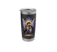 Icône de la cathédrale gothique Saint Michel avec épée foi Gobelet isotherme en acier inoxydable double paroi