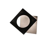 Icone Petra 21 Wandleuchte, ardoise / aluminium brossé