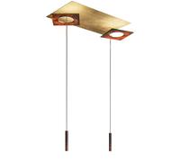 Icone Petra S4.R Pendelleuchte, ardoise / aluminium brossé