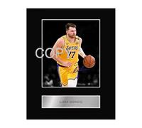 Iconic Pics Photo dédicacée encadrée de Luka Doncic Dallas Mavericks #01 NBA imprimée avec autographe