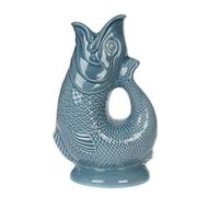 Iconique Bleu Gris Carafe Poisson Grand | 28 cm 1,4 L Glug Jug | Design emblématique Vase Poisson | Disponible Dans Une Large Gamme De Couleurs Et En Deux Formats 1,4 L et 750 ml