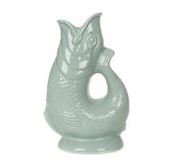 Iconique Vert Sauge Carafe Poisson Grand | 28 cm 1,4 L Glug Jug | Design emblématique Vase Poisson | Disponible Dans Une Large Gamme De Couleurs Et En Deux Formats 1,4 L et 750 ml