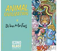 ICONOKLAST ANIMAL CIVILIZATION x El Dios de los Tres POSTER GÉANT À COLORIER