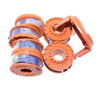 ICOOYO Bobine de Fil et Capuchon pour Sun Joe JOO1009,TRJ600C,Qualcast CGT18LA,CGT18LA1,CGT25,CGT36LA1,CLGT1825D,CGT183A,CLGT1825D,GT18,YT7403-08,GLTi20,Titan TTI549GTM,TTI1821GGT,Wolf-Garten GTA700