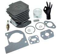 ICOOYO Kit Piston Cylindre pour Husqvarna 122C 122L 122LD 122LDX 122LK 122R 122RJ 122HD45 122HD60 522HD60S 522HDR60S 522HD60X 522HDR60X 522HS75S 522HS75S HS75X 5 22HDR75S 522HDR75X 522HSR75X