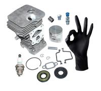 ICOOYO Kit Piston Cylindre pour Husqvarna 445 445 II 445E 445E II 450 450 II 450E 450E II Jonsered CS2245 CS2250 RedMax GZ500 McCulloch CS450 Craftsman 358382000
