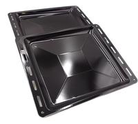 ICQN 455 x 375 x 30 mm Plaque de cuisson à revêtement antiadhésif, Convient pour Bosch, Siemens, Neff, Constructa, Flavel, Lèchefrite pour four, Anti-rayures, Non-adhésif, 45,5 x 37,5 x 3 cm