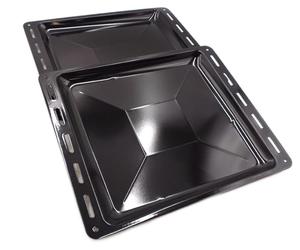 ICQN 455 x 375 x 30 mm Plaque de cuisson à revêtement antiadhésif, Convient pour Bosch, Siemens, Neff, Constructa, Flavel, Lèchefrite pour four, Anti-rayures, Non-adhésif, 45,5 x 37,5 x 3 cm