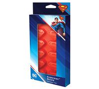 ICUP DC Comics - Superman, l'homme d'acier Logo Rouge bac à glaçons en Caoutchouc moulé