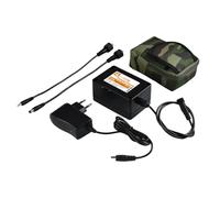 Icuserver ICU Powerpack 5.0 Ah - Super Li-ION Batterie, 4-5x Plus Durable, Alimentation Universelle, Compatible avec Toutes Les caméras de Chasse 12V, DC4017 ou DC5521
