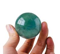 ICXLPMC 1PC Polished Green Fluorite Quartz Sphere Gemstone Crystal Ball Home Decoration Gifts (Size : 4-5cm)
