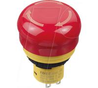 ID AB6E3BV02PRM - Interrupteur d'arrêt d'urgence X6, 30 mm, 2 NC