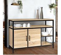 ID MARKET buffet DETROIT 2 portes 100 cm Industriel bois