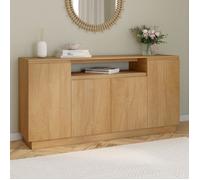 ID MARKET buffet SERENA 4 portes avec niches 160 cm Moderne bois