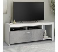 ID MARKET meuble tv MALO 1 porte 110 cm multicolore à poser